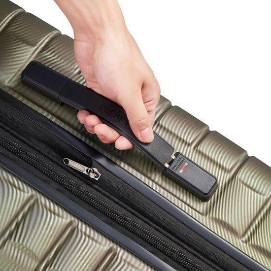 DELSEY PARIS Shadow 5.0 4-Rollen Trolley Koffer - 75 cm - 106L - Hartschalenkoffer - TSA-Schloss - Creme