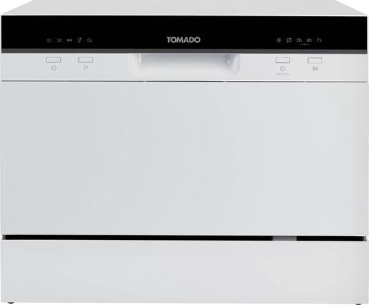Tomado - TDW5501W - Mini-Geschirrspüler - Freistehend - 6 Gedecke - 5 Programme - Energieklasse D - Weiß