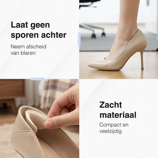 Fersenschoner - 6 Stück - Fersenpolster - Orthesen - Anti-Rutsch-Fersensohle - Gegen Blasen - Fersenpolster - Fersenpolster für Schuhe