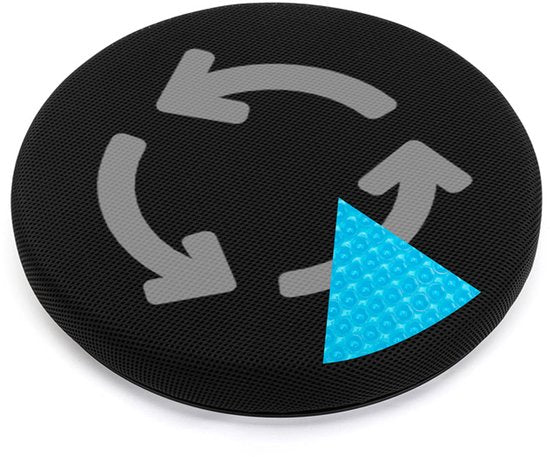 Wellhealth - Drehbares Gelkissen für jeden Stuhl - 1 Stück