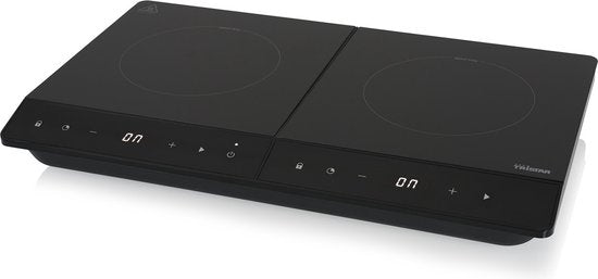 Tristar Deluxe Induktionskochfeld 3500W - IK-6162 - 2 Kochzonen - Timer bis zu 180 min - Schwarz