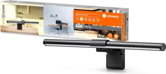 LEDVANCE-Leuchte: für Computermonitor, SunHome Office Light / 2,5 W, 5 V, Abstrahlwinkel: 11°, Tunable White, 22 … 5 K, Gehäusematerial: Kunststoff, IP2-