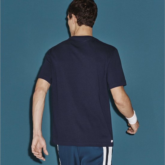Lacoste Sport T-Shirt Dunkelblau - Größe 3XL - Männer - Casual T-shirts