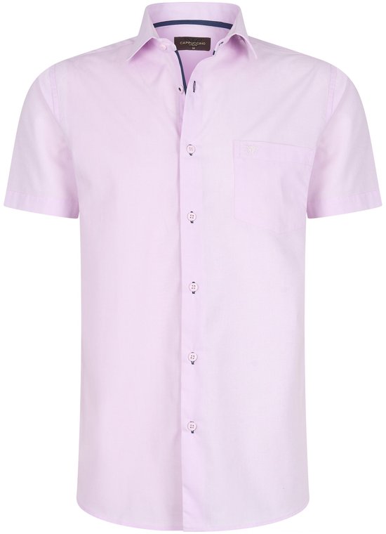 Cappuccino Italia - 2XL - Hemd - Kurzarm - Rosa