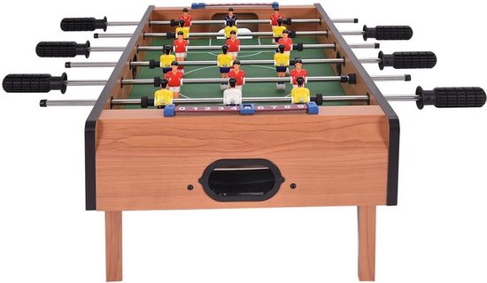 Tischfußballspiel - 68,58cm - Braun - 16-teilig - Tischfußball