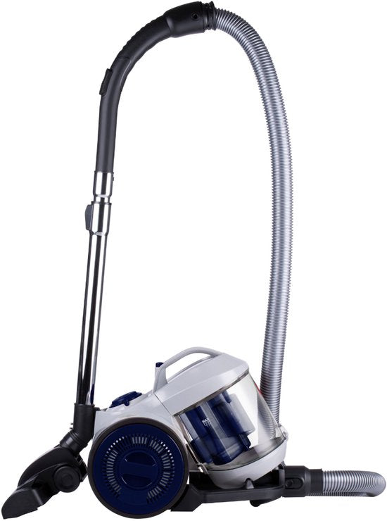 Dirt Devil Staubsauger ohne Beutel DD2503 – Staubsauger 800 W mit HEPA-12-Filter – Zyklonstaubsauger mit Kombibürste, Fugendüse und Möbelaufsatz – Staubbehälter 2,2 l – Weiß/Blau