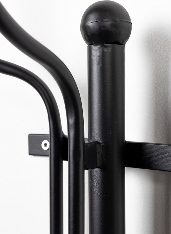 Feliz Lifestyle Ran Wandgarderobe Metall Schwarz