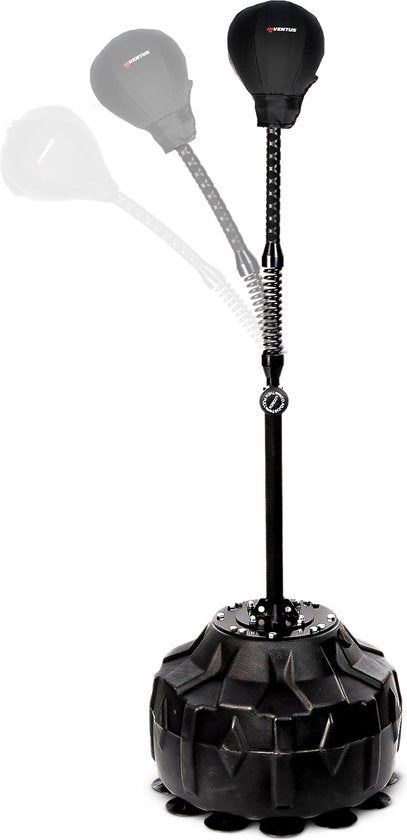 Inventus Extreme Reflex Boxing Pole V2 - Cobra Boxing Ball - Boxing Machine - Boxen und Training - Stehend / Erwachsene - Verstellbar von 150 bis 200 cm