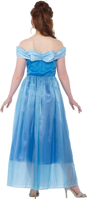 Karnevalskostüme Blaue Prinzessin Kostüm für Frauen Prinzessinnenkleid Damen Karnevalskleid - Polyester - Größe M - 1-teiliges Kleid