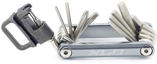 XLC Multitool – Fahrradwerkzeug – Taschenmodell – 12-teilig – TO-M07