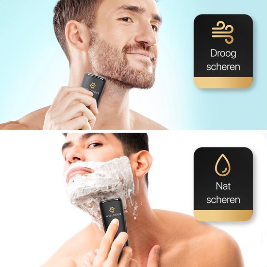 Wellshave Barttrimmer Men Perfection - Trimmer für Männer - Trimmer Bart und Körper - Haartrimmer Männer