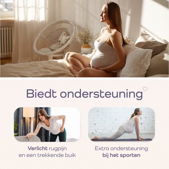 Qwali Maternity Bauch- und Beckengürtel für Postpartum - Mutterschaftskleidung - Schwarz