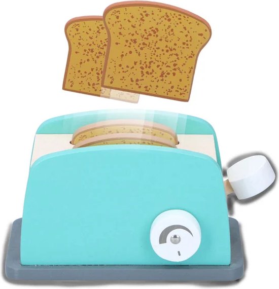 Marionette - Holztoaster Set - 7 Teile - 1 Set