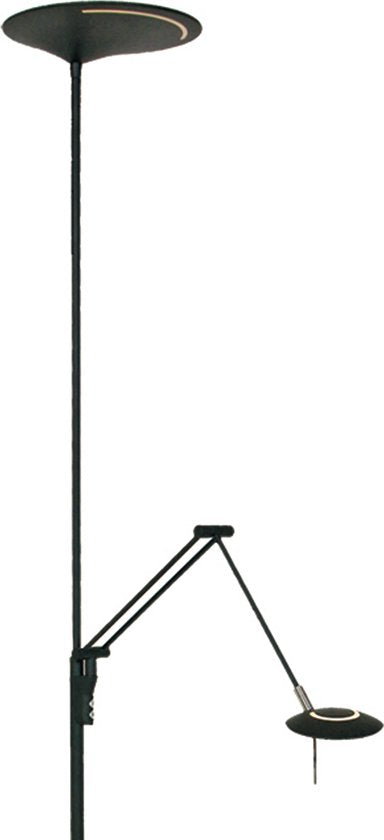 Stehleuchte Steinhauer Zodiac - LED - 185 cm x 25 cm x 25 cm - Schwarz