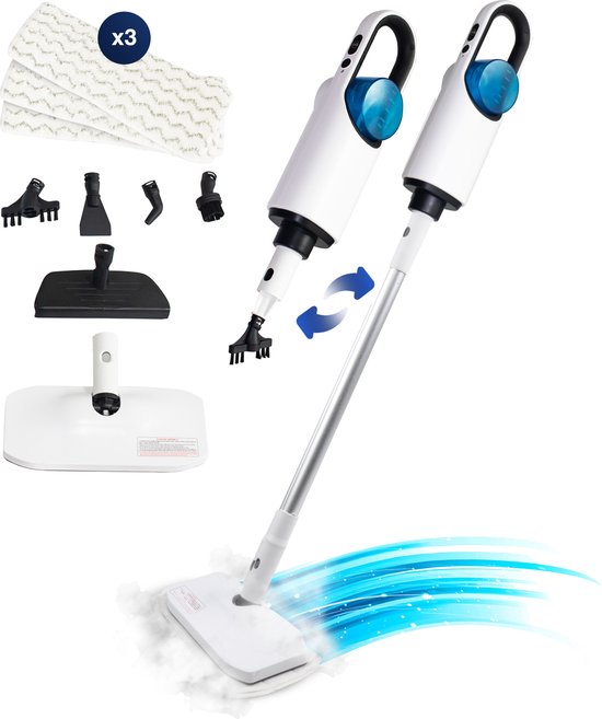 Samako Royal Elite Dampfreiniger - Handdampfer - Teppichreiniger - Weiß