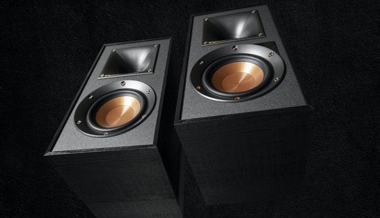 Klipsch R-51PM - Aktive Regal-Lautsprecher - Schwarz ( Paar )