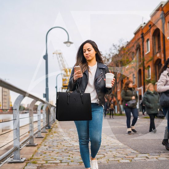 AramaeÂ® - Laptoptasche Damen - Handtasche - Umhängetasche - Bürotasche Damen - inkl. Schultergurt