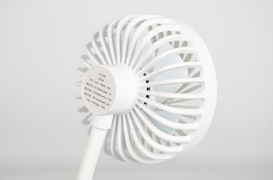 Bo-Camp - Tischventilator mit Klemme - Flex - Wiederaufladbar
