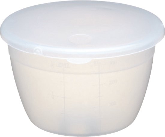 Kitchen Craft Puddingform - Mit Deckel - 275ml - Weiß