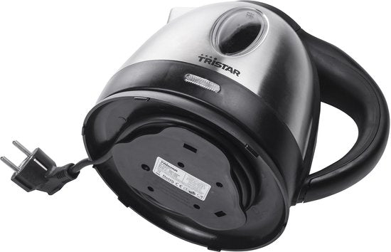 Tristar Wasserkocher WK-1325 - 900W - 1.2L - Camping geeignet - Edelstahl