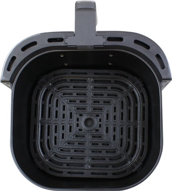 Wartmann Airfryer - PFAS-freie Heißluftfritteuse mit Sichtfenster - Neues Modell - 5,7 Liter - 10 Programme - 1700 Watt - Schwarz
