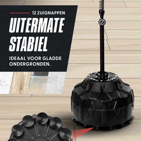 Inventus Extreme Reflex Boxing Pole V2 - Cobra Boxing Ball - Boxing Machine - Boxen und Training - Stehend / Erwachsene - Verstellbar von 150 bis 200 cm