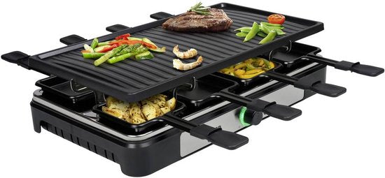 Tristar Gourmet Set - RA-2746 - 1400W - Griddle 8 Personen - Inkl. 8 Pfannen - PFAS-frei