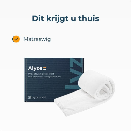 Matratzenkeil de Luxe - Matratzenbinder - Liebesbrücke mit Band - Bettbinder für Matratzen - Alyze