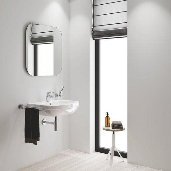 GROHE Eurosmart New Waschtischarmatur – Niedriger Auslauf – Mit Stoppkette – Chrom