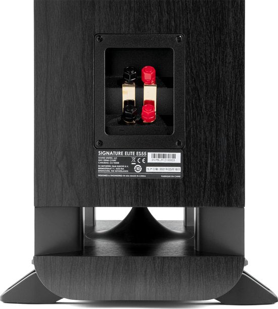 Polk Signature Elite ES55 - Standlautsprecher - 2-Wege - Leistungsstarker 6,5" Bass - Schwarz