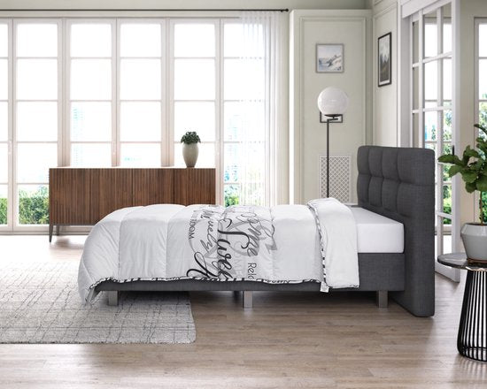 Sleeptime Bettdecke ohne Bezug - Bedruckte Bettdecke - Farbige Bettdecke - Bettdecke mit Druck - 200x200 cm - Weiß