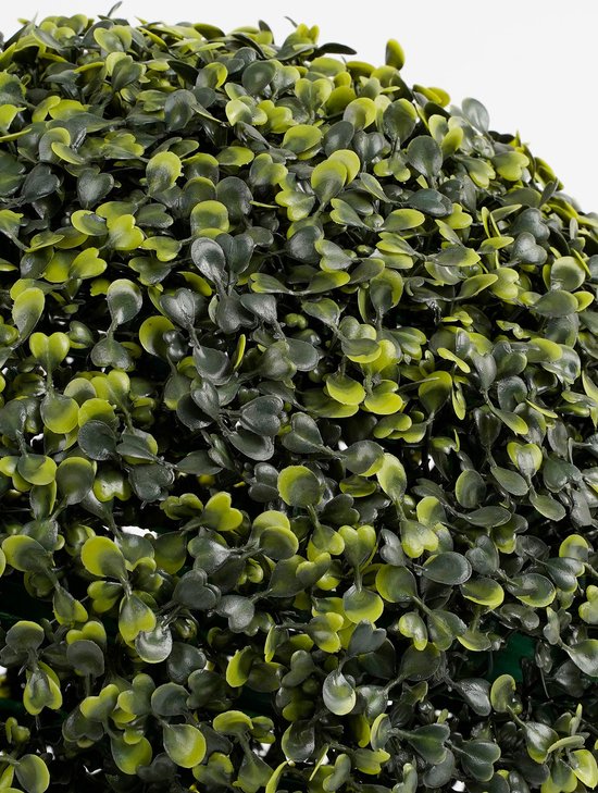 Mica Decorations Buchsbaum - Zwiebel Künstliche Pflanze - Für draußen hängend - Ø28 cm - Grün