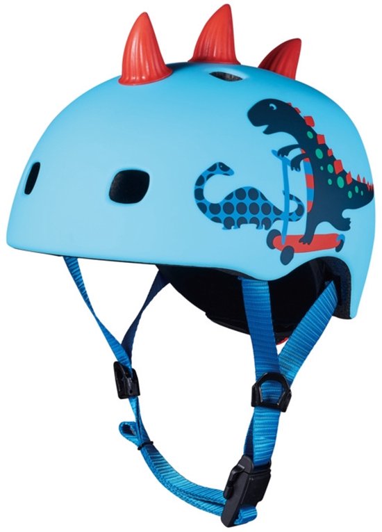 Micro - Helm - Scootersaurus (m) (ac2095bx) /Spielzeug zum Mitfahren /blau/m