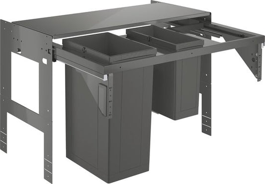 GROHE Einbau-Abfalleimer - 2 Eimer (1x29L und 1x11L) - 40982000