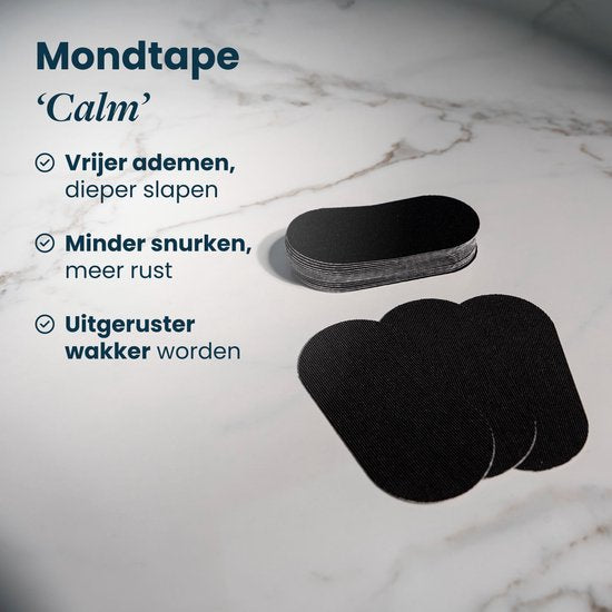 DreamCare Mundklebeband Calm – Anti-Schnarchen – Mundklebeband – Schnarchen – Mundklebeband – Schlaf – Hautfreundlich – 60 Stück