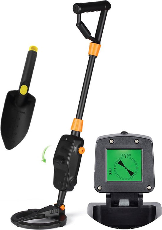 ODESSEY Junior Hunter Metalldetektor für Kinder – Mit Schaufel – 60–70 cm – 600 g