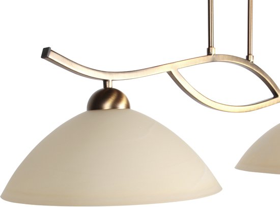 Steinhauer - Hängeleuchte - Anthea - Bronze - Glas Metall - Designleuchte - E27 - 4325BR