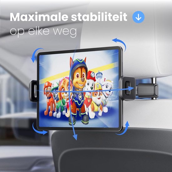 Tablet-Halter Auto - Ipad-Halter - Kopfstütze - Bis zu 18 Zoll - 360 Grad Stativ - Luft