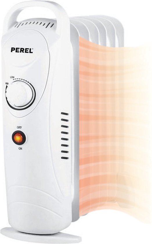 Perel Ã–lradiator - 700W - 7 Rippen - Mit Thermostat