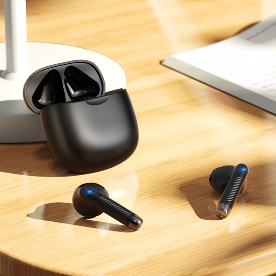 Golden Sound - Kabellose Ohrhörer - Bluetooth 5.1 und universelle Passform - mit Ladegerät und Smart-Touch-Funktionen - für Sport und Freisprecheinrichtung - schwarzer Kunststoff
