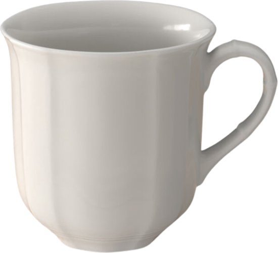 Villeroy & Boch Manoir Becher mit Henkel – 0,30 l – Weiß