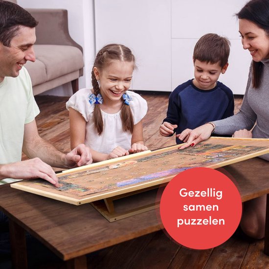 Diydash Puzzleplatte verstellbar - Für 1000 Teile - Puzzle - Tisch - Ordner - Matte - Brett - Regal - Matten - Schubladen - Sortierschalen - Koffer