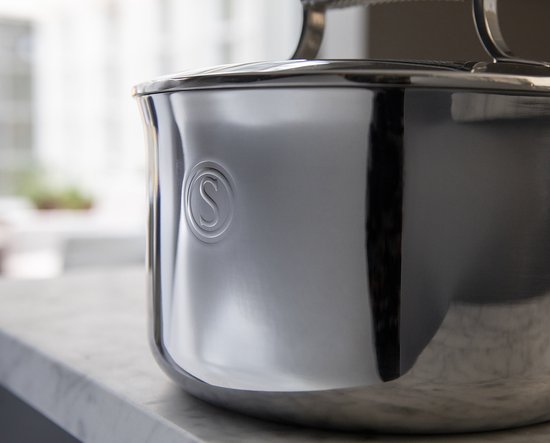 Saveur Selects - Voyage Kochtopf - Ø22 cm - Dreischicht-Edelstahl - PFAS-frei - Induktion - Backofenfest
