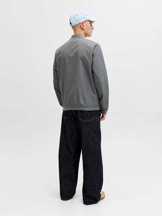 Jack & Jones - Herrenjacke Summer Mash Bomber - Grau - Größe XL