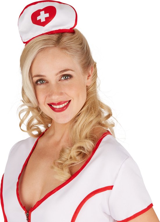 Dressforfun Krankenschwester XXL - fancy dress kostüm halloween verkleiden partywear karneval kostüm karneval partywear - 301418