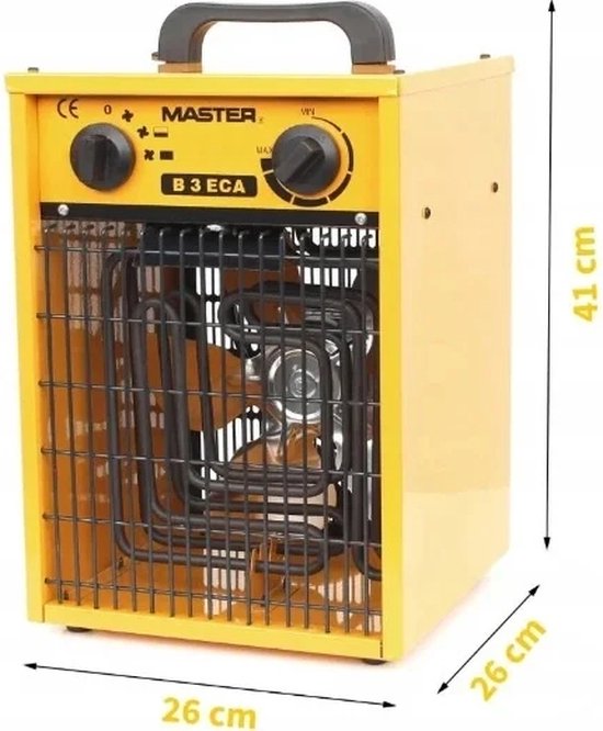 Master-Werkstattheizung Elektroheizung mit Gebläse B 3 ECA 3kW (B3ECA)