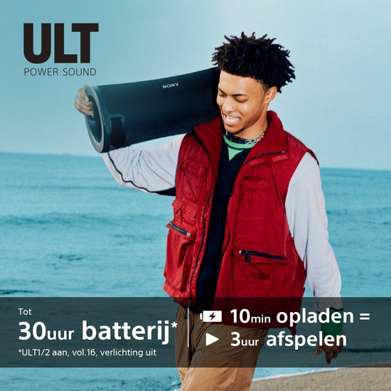 Sony ULT Field 7 - Bluetooth-Lautsprecher - Schwarz