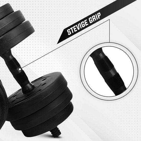 Fitby Kurzhanteln 20 KG - Kurzhantel - Hantelset - Verstellbare Kurzhanteln - Hantelset - Hantelset