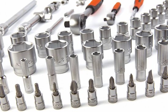 Bahco S800 77-teiliger Steckschlüsselsatz - 1/4" 1/2"