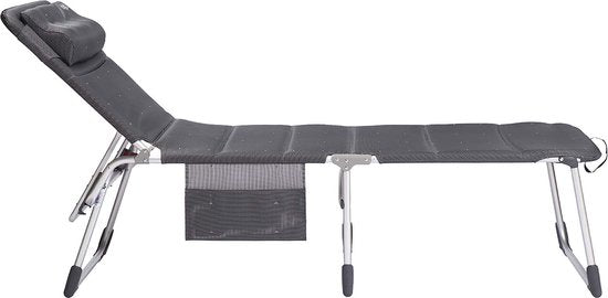 Crespo - Klappbett - AL/363 - Deluxe - Dunkelgrau
